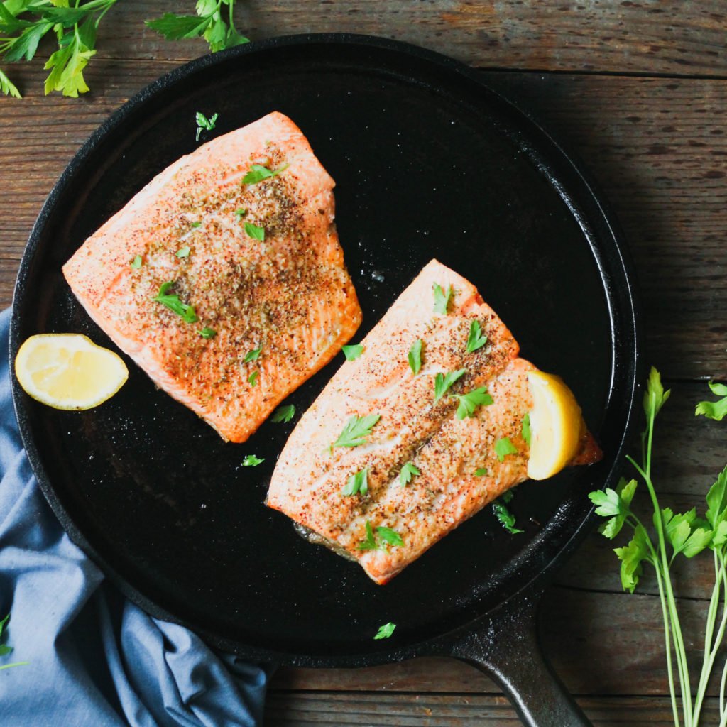 5 Minute Broiled Salmon