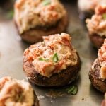 paleo stuffed mushrooms with prosciutto