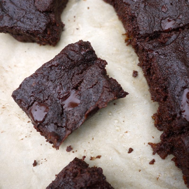 October is Fair Trade Month + Paleo Dark Chocolate Fudge Brownies