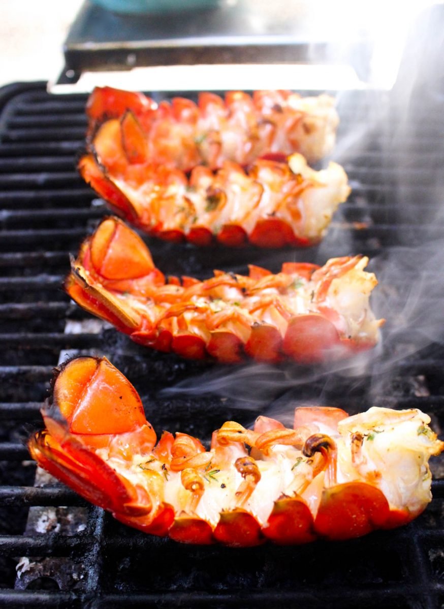 Lemon Butter Grilled Lobster Tails – What Great Grandma Ate