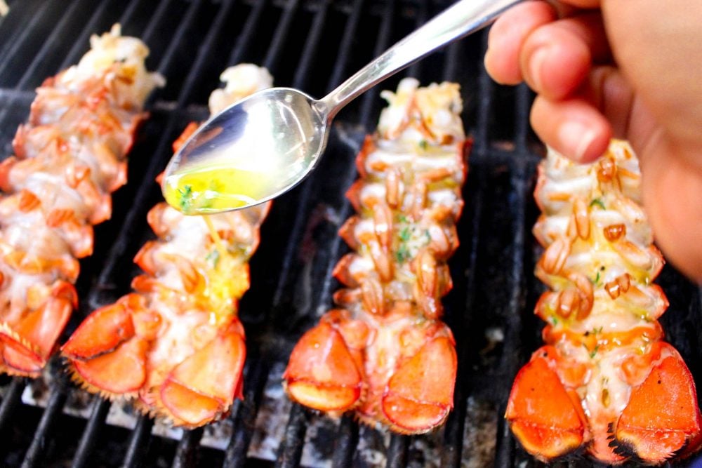 Pellet Grill Lobster Tails - Mommy Hates Cooking