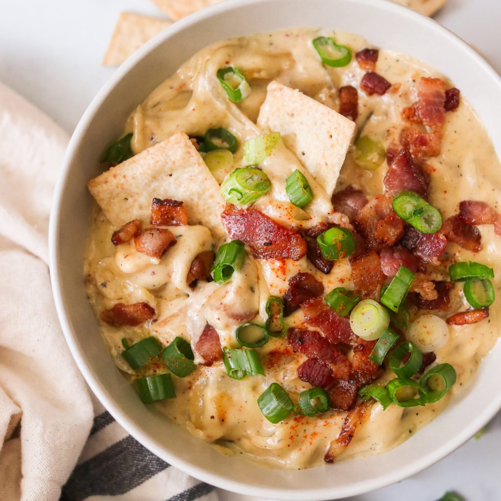 Caramelized Onion and Bacon Dip (Paleo, Whole30, Keto) What Great Grandma Ate