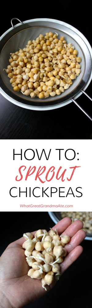 How to Sprout Chickpeas