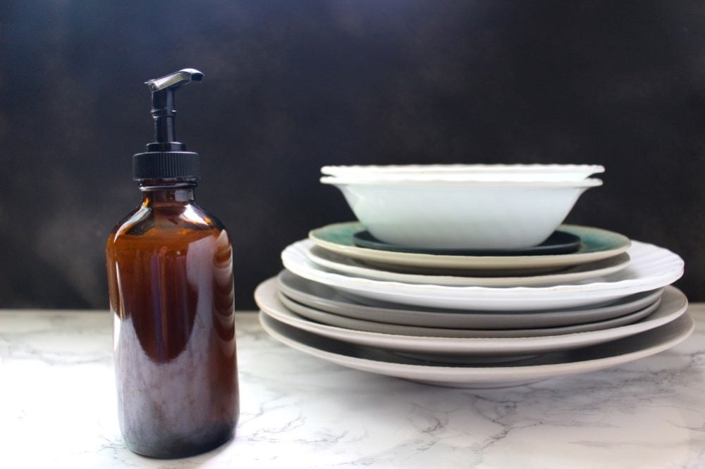 homemade liquid dish soap