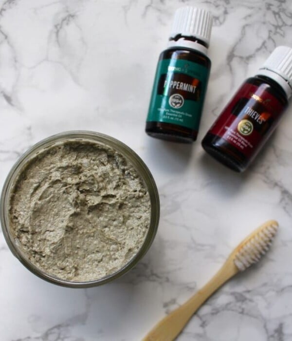 homemade clay toothpaste