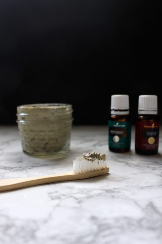 homemade clay toothpaste