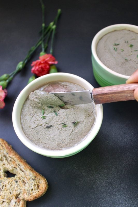 paté de hígado de pollo