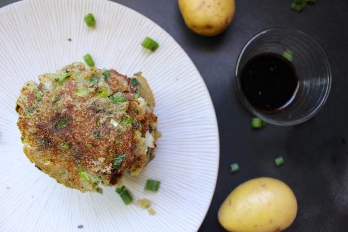 Extra Crispy Scallion Potato Pancakes » the practical kitchen