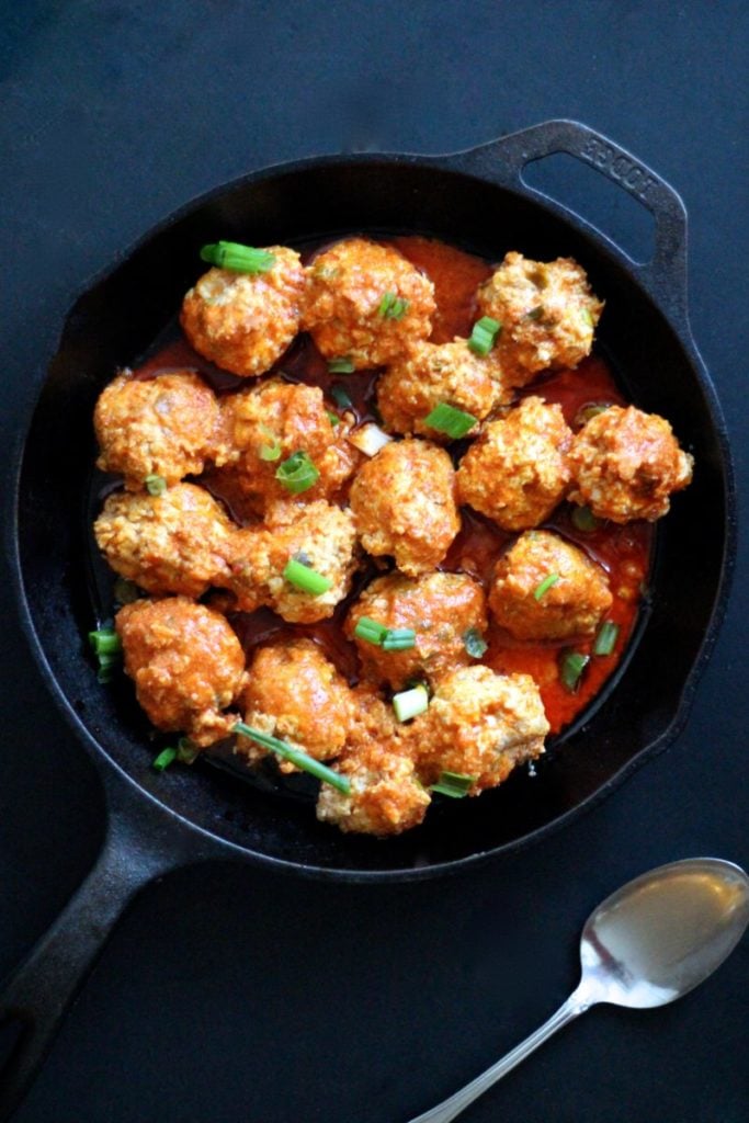 Instant Pot Buffalo Chicken Meatballs