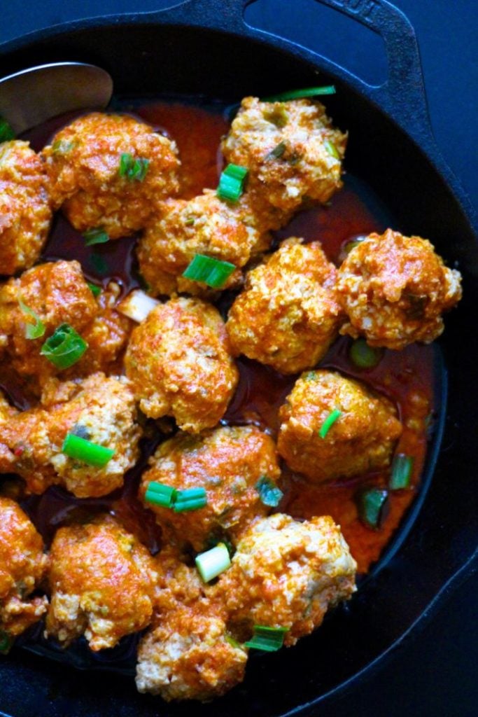 Instant Pot Buffalo Chicken Meatballs