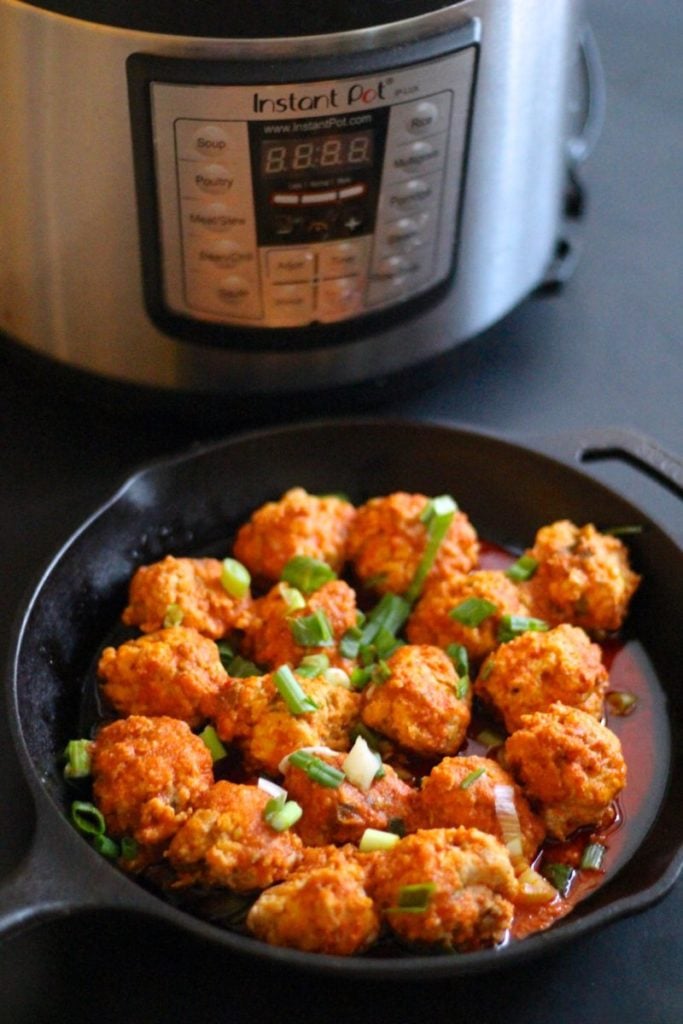 Instant Pot Buffalo Chicken Meatballs