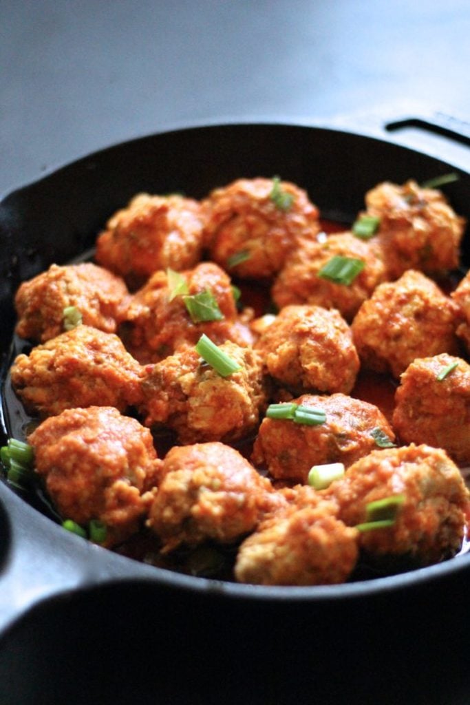 Instant Pot Buffalo Chicken Meatballs