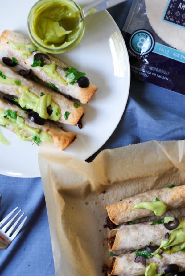 Grain Free Paleo Beef Taquitos