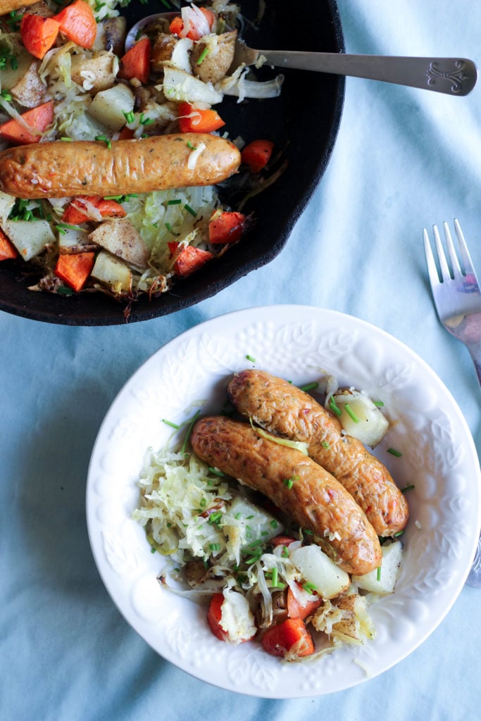 One Pot Irish Banger Skillet