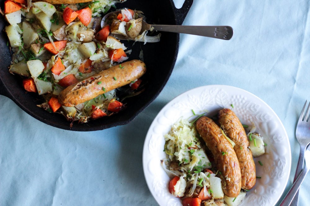 One Pot Irish Banger Skillet