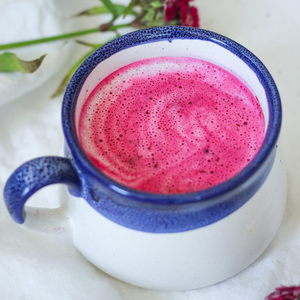 Pink Beet Latte (Paleo, Whole30, Vegan) What Great Grandma Ate