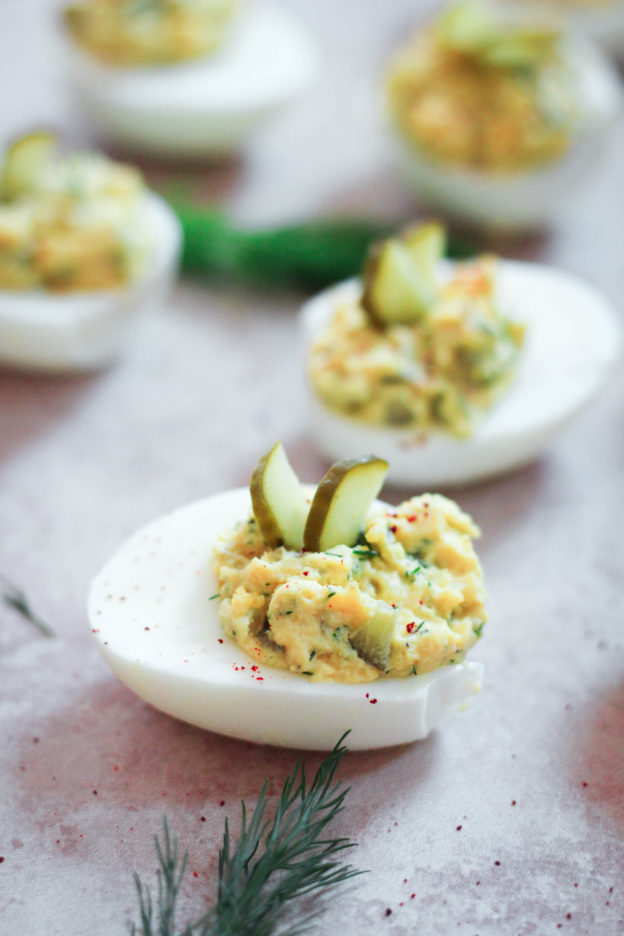 The Best Dill Pickle Deviled Eggs (Keto & Whole30) What Great Grandma Ate