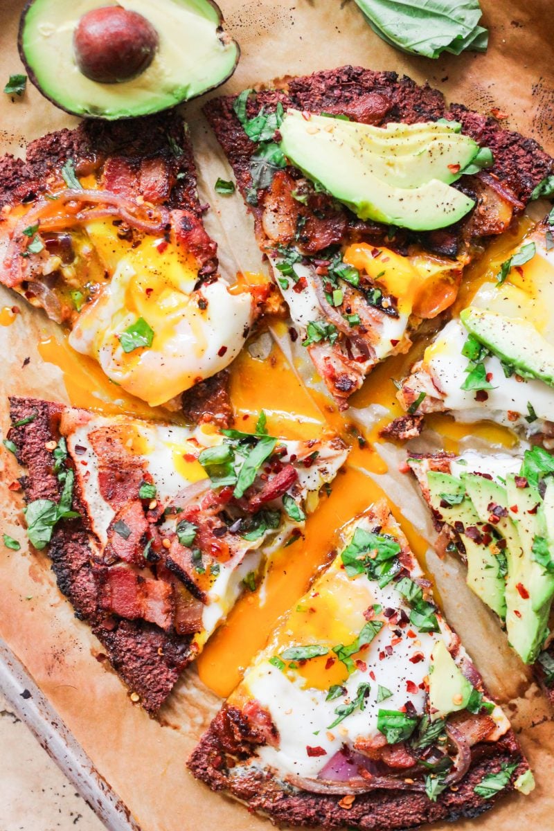 Sweet Potato Crust Paleo Breakfast Pizza