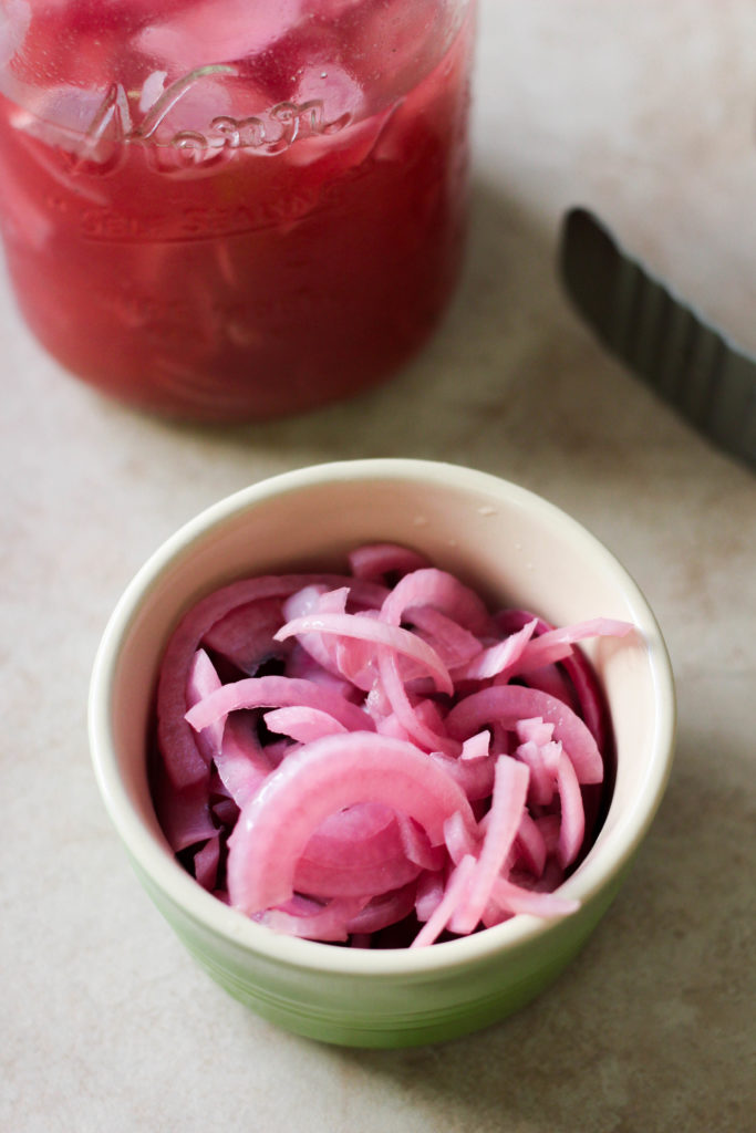 quick pickled onions paleo vegan