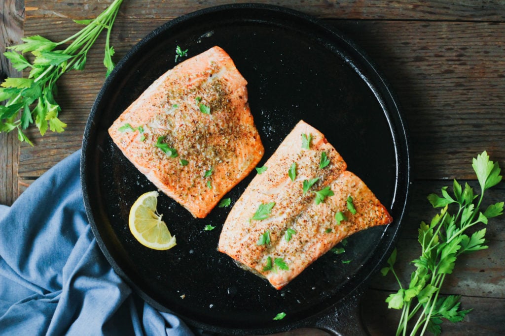 5 Minute Broiled Salmon – What Great Grandma Ate