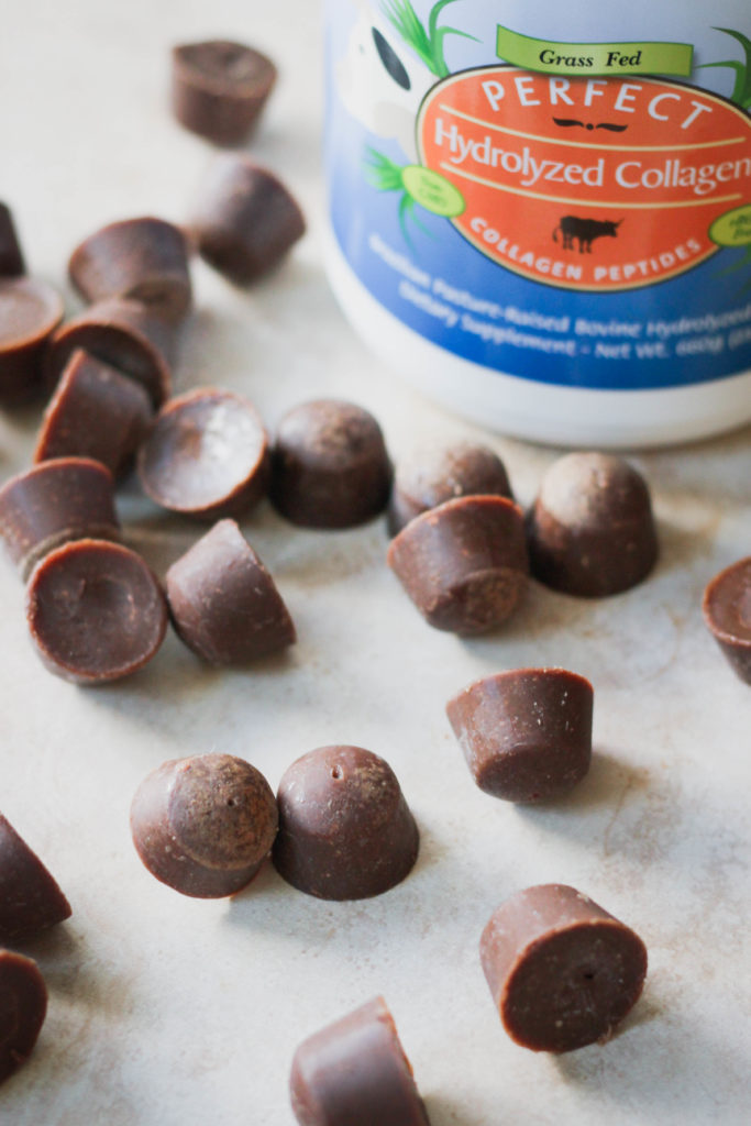 Paleo Chocolate Almond Butter Collagen Fat Bombs