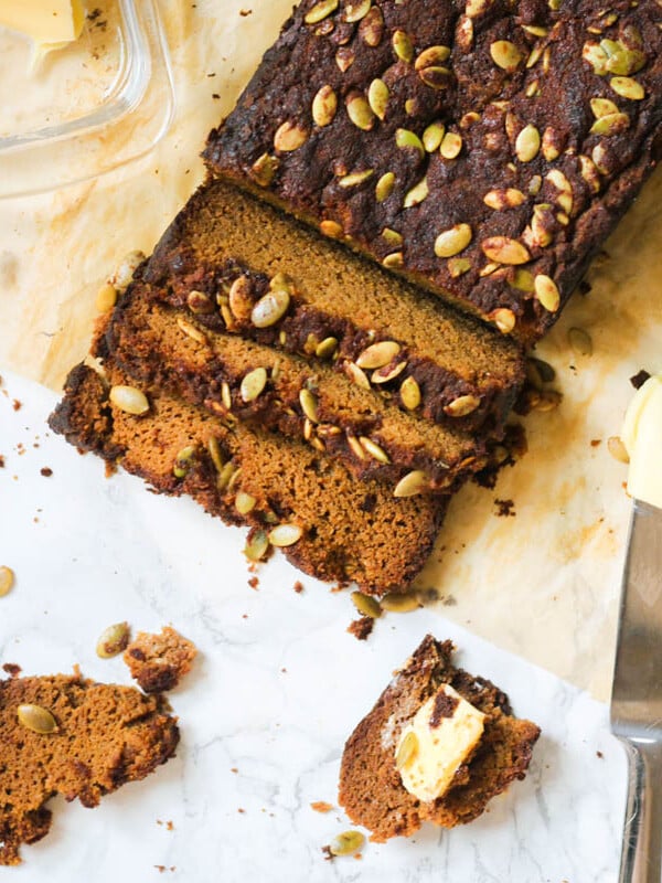 Grain Free & Paleo Blender Pumpkin Bread