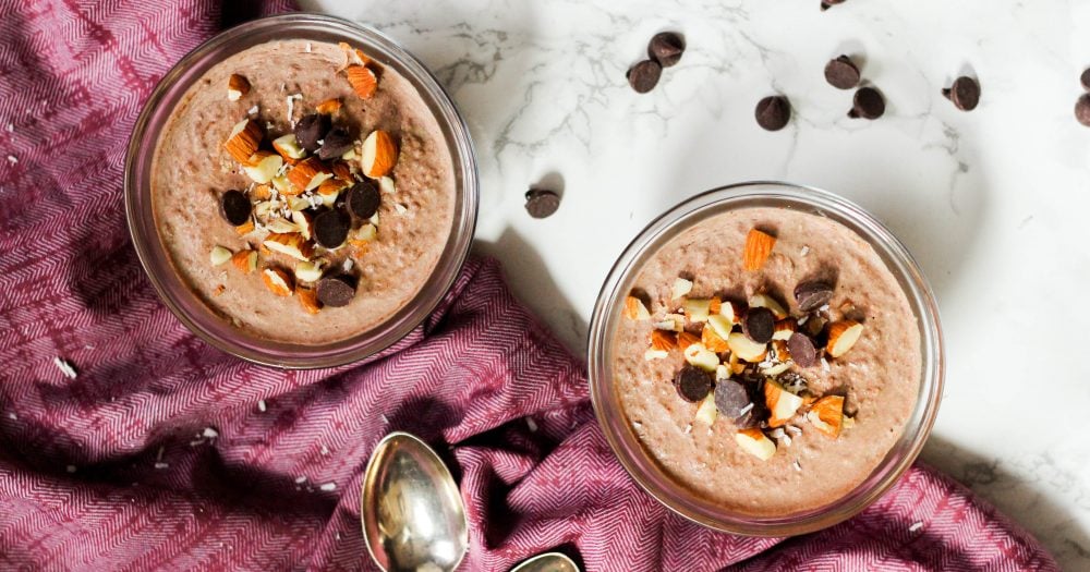 Keto Almond Joy Chia Seed Pudding + Craveable Keto Cookbook Giveaway What Great Grandma Ate