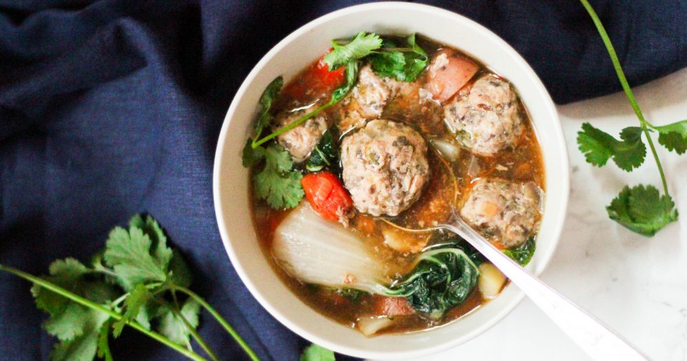 Slow Cooker Paleo Wonton Meatball Stew What Great Grandma Ate