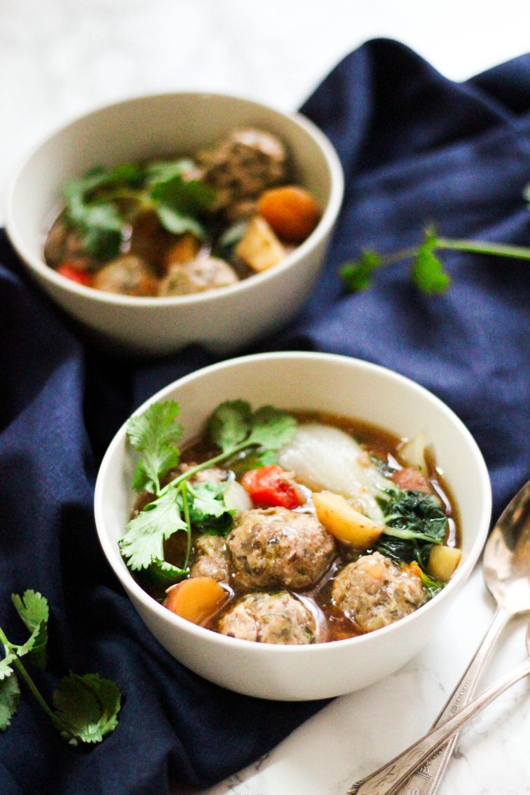 Slow Cooker Paleo Wonton Meatball Stew What Great Grandma Ate