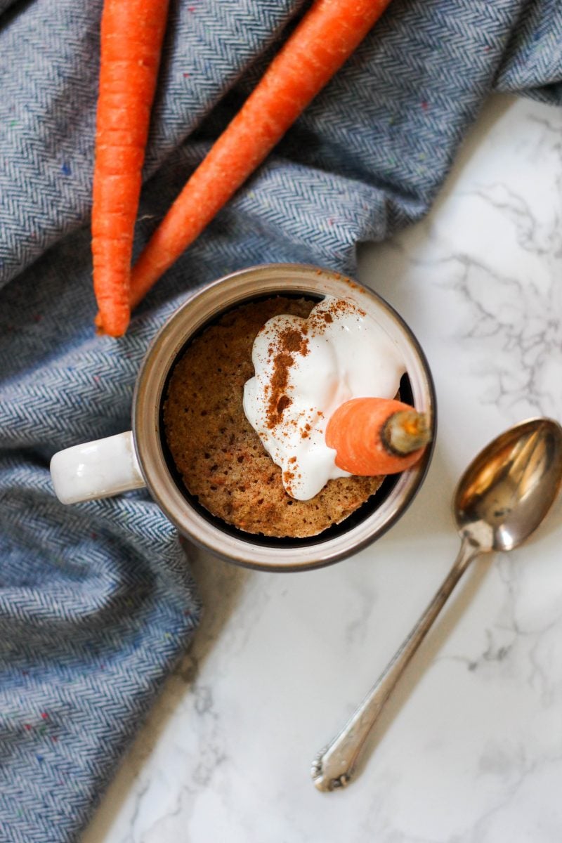 Paleo Carrot Mug Cake