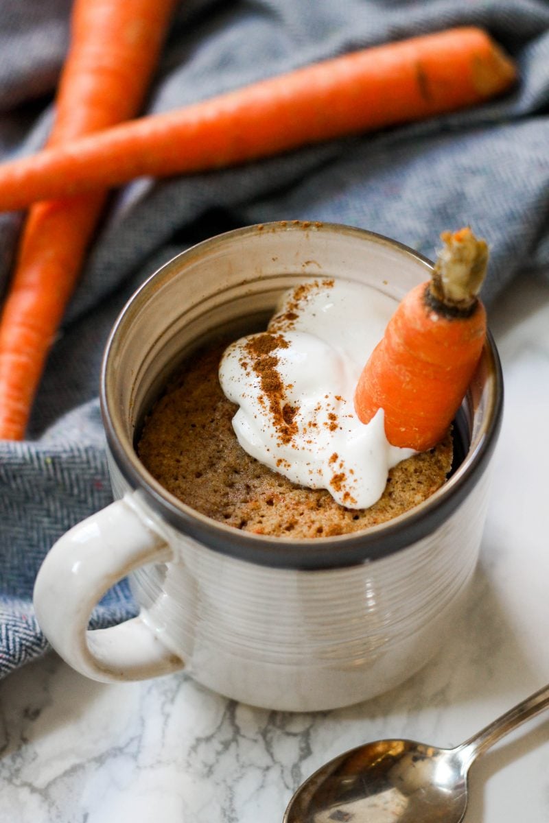 Paleo Carrot Mug Cake