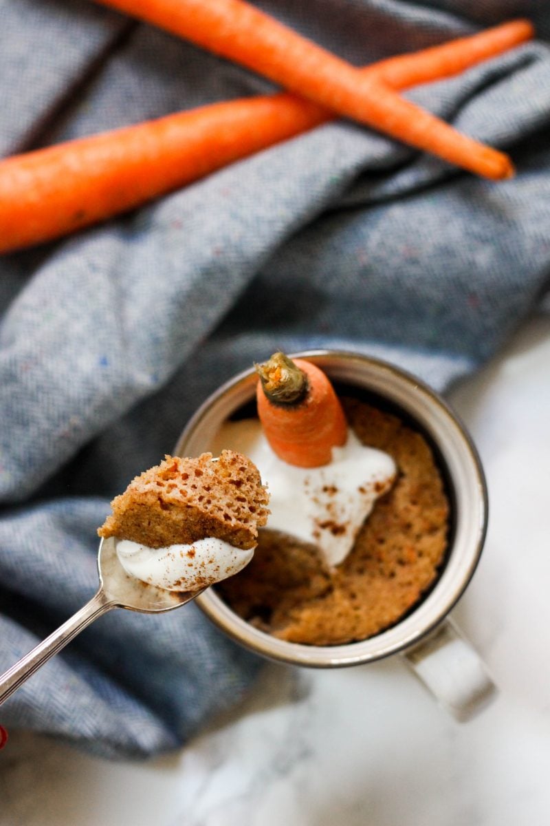 Paleo Carrot Mug Cake