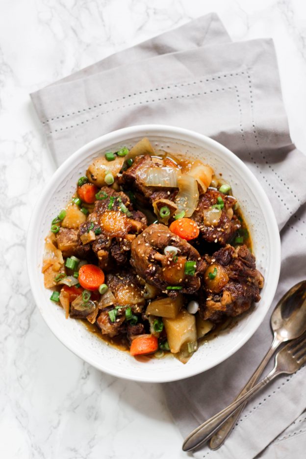 Paleo Slow Cooker Korean Oxtail (Kkorijjim) What Great Grandma Ate