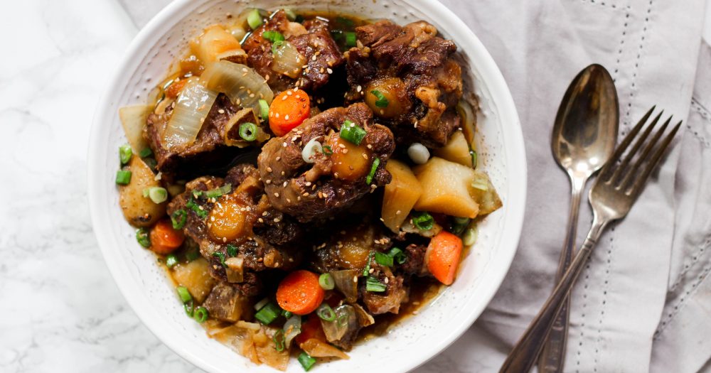 Paleo Slow Cooker Korean Oxtail (Kkorijjim) What Great Grandma Ate