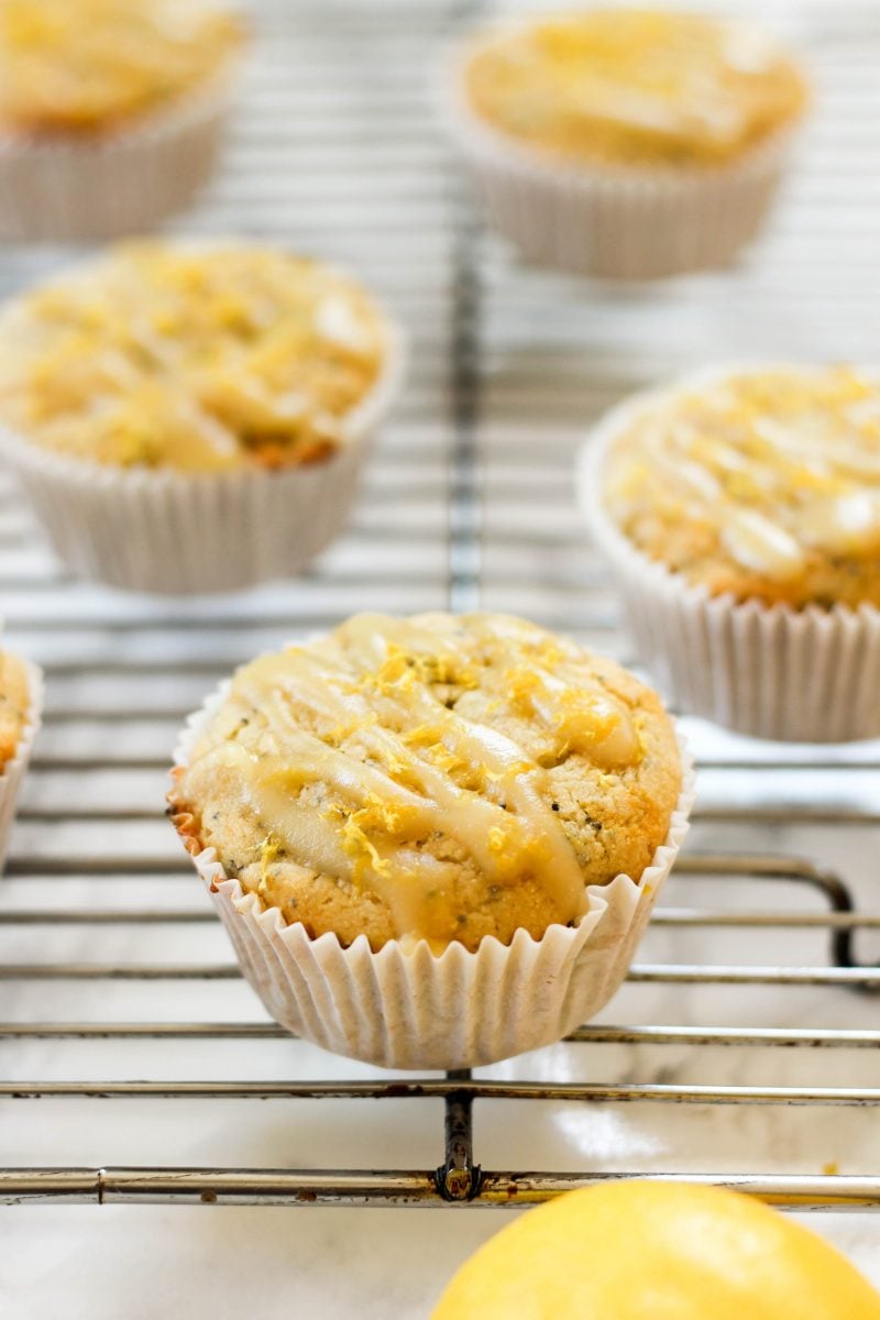 Paleo Lemon Poppy Seed Muffins