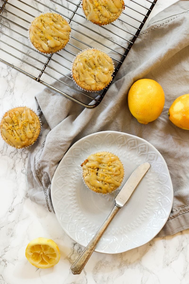 Paleo Lemon Poppy Seed Muffins