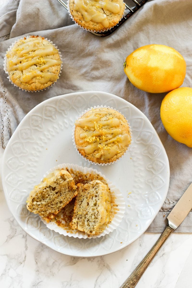 Paleo Lemon Poppy Seed Muffins