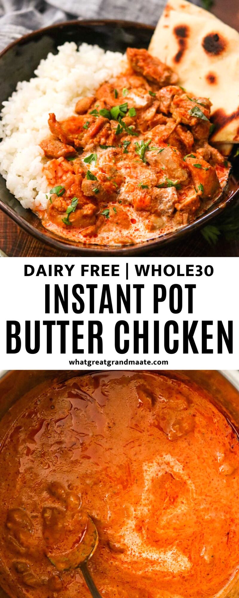 Quick & Easy Instant Pot Butter Chicken Recipe (Keto & Dairy Free)