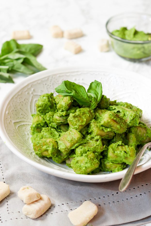 Paleo Cauliflower Gnocchi with Avocado Pesto What Great Grandma Ate