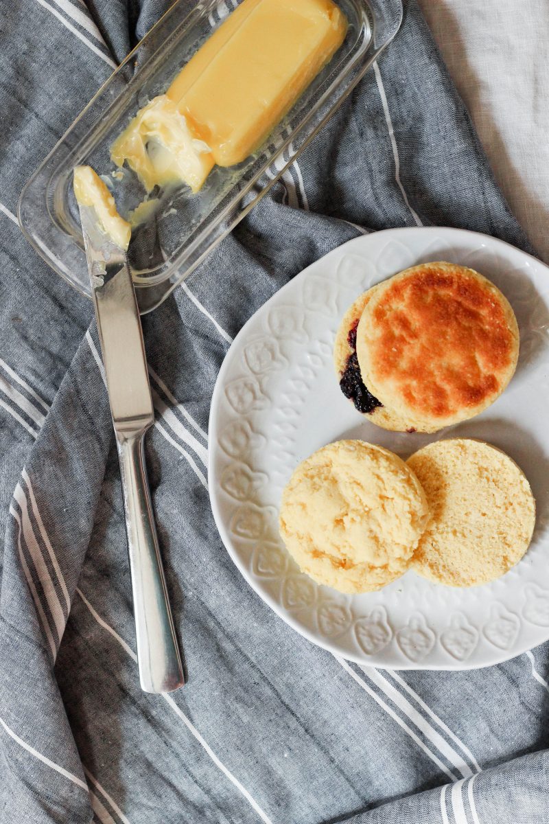 Easy Microwave Paleo English Muffin (Low Carb, Keto)