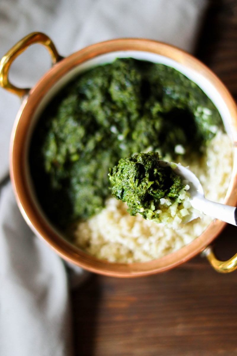 Paleo Instant Pot Saag Paneer