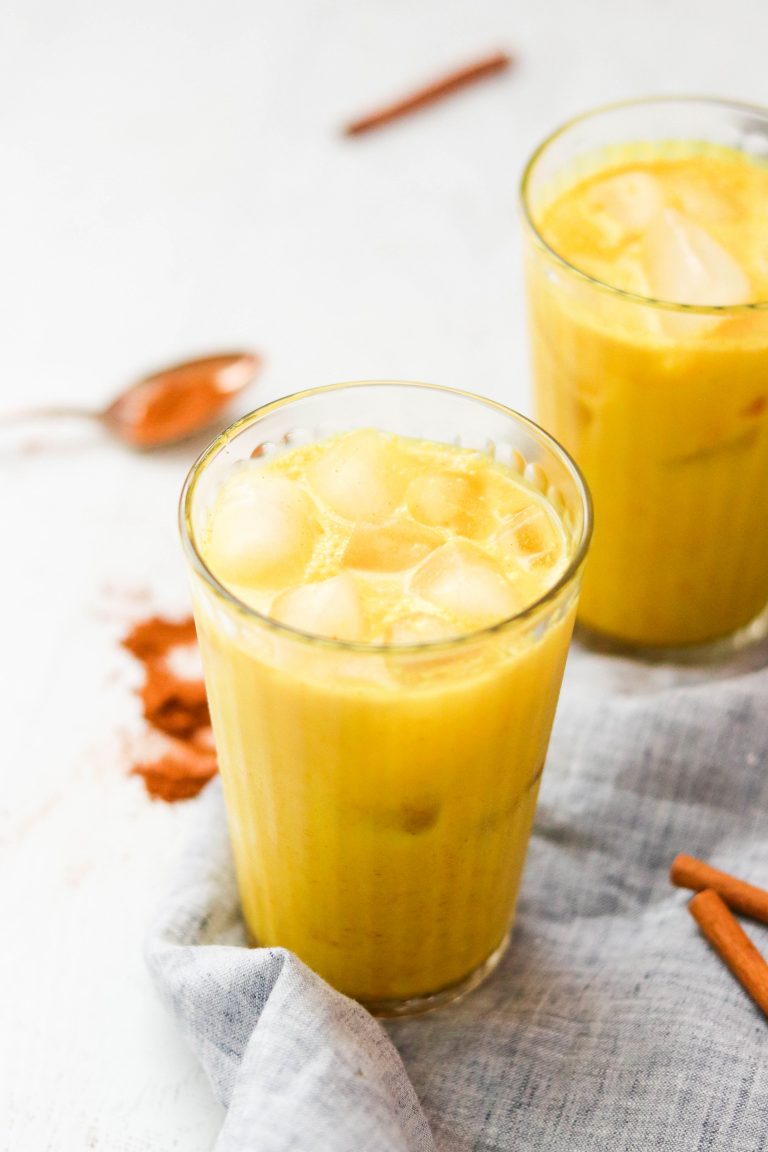 Iced Bulletproof Turmeric Latte (Paleo, Whole30, Keto) What Great