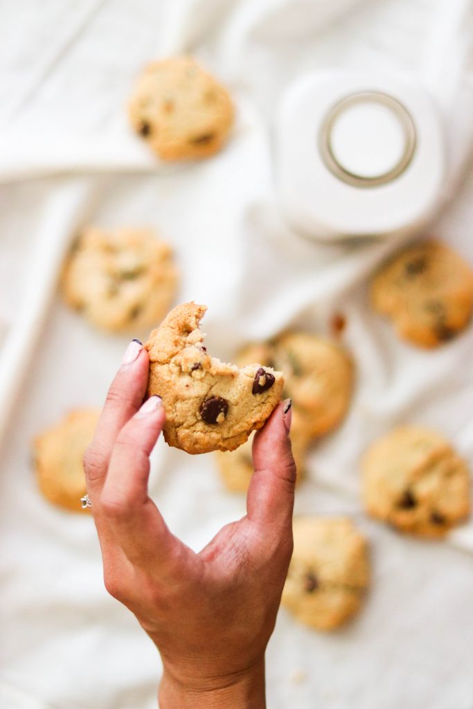 NutFree Cassava Flour Chocolate Chip Cookies (Paleo, Vegan, Gluten