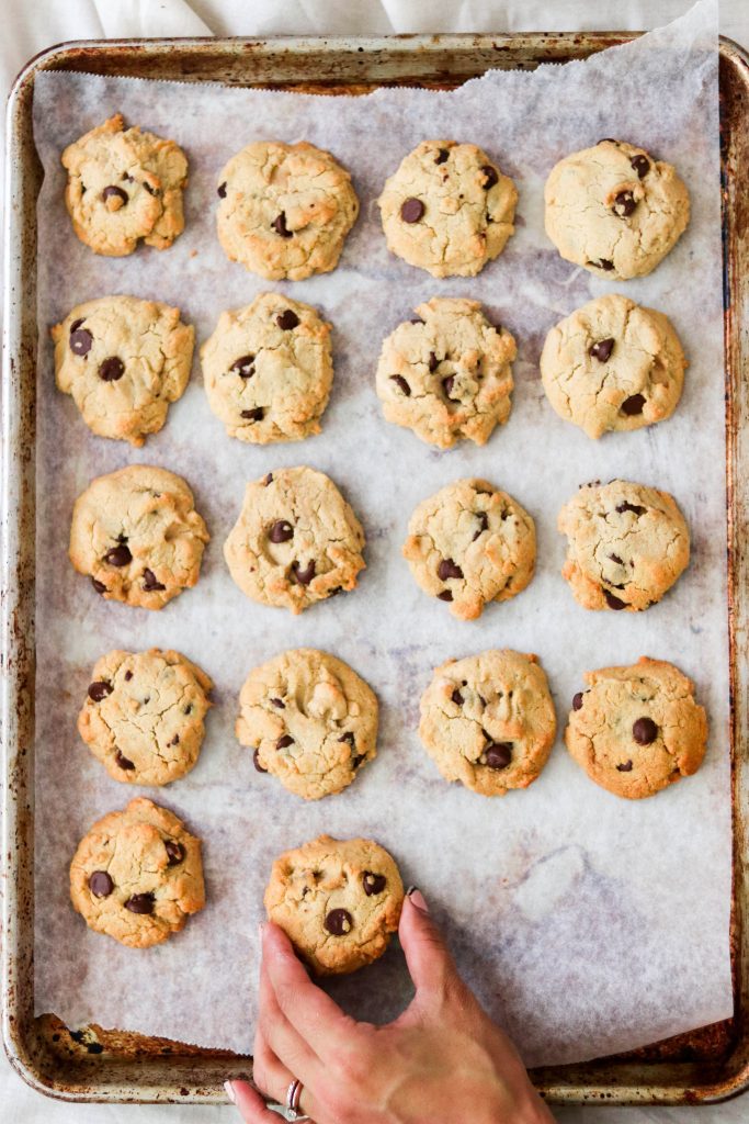 NutFree Cassava Flour Chocolate Chip Cookies (Paleo, Vegan, Gluten