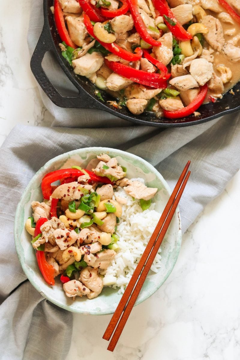 Paleo Cashew Chicken