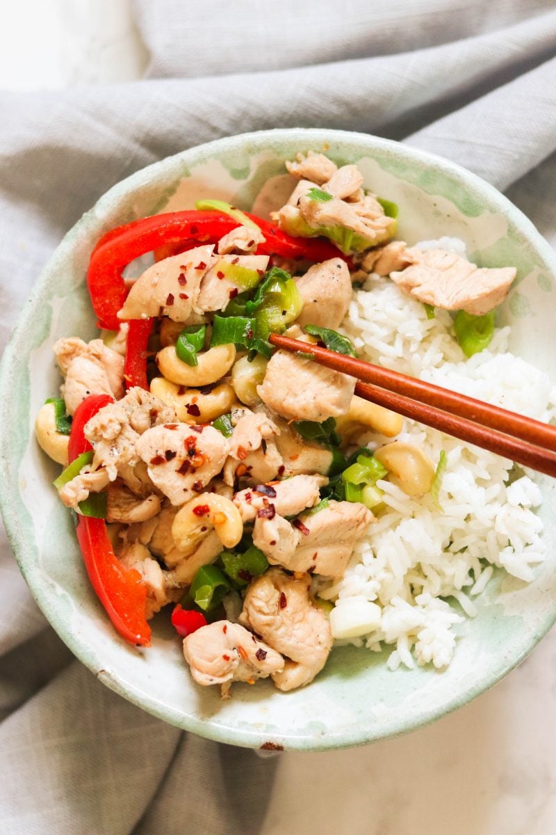 Paleo Cashew Chicken