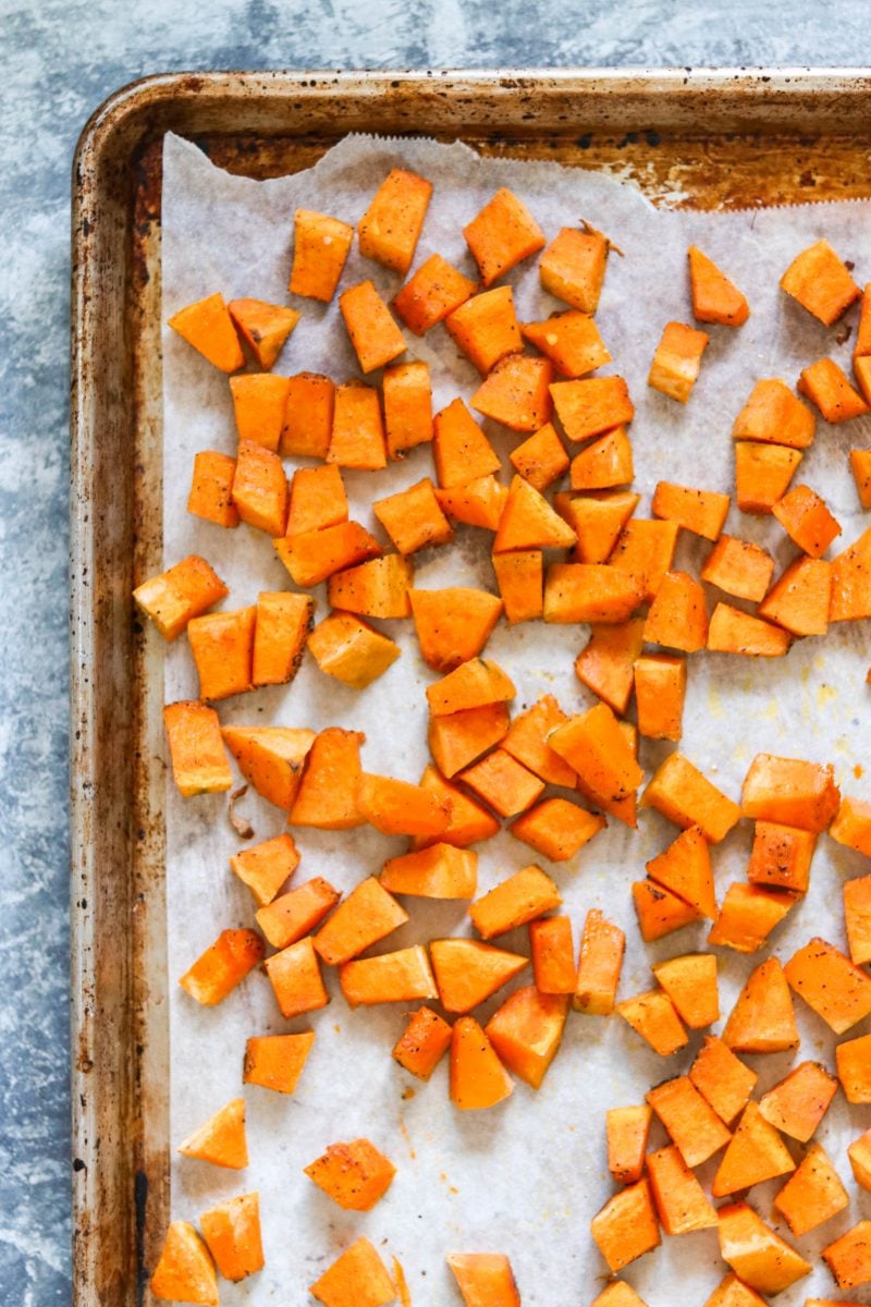 Butternut Squash Harvest Salad {Paleo, Whole30} 