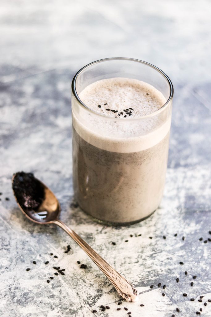 Creamy Black Sesame Latte Recipe (Hot or Iced!)