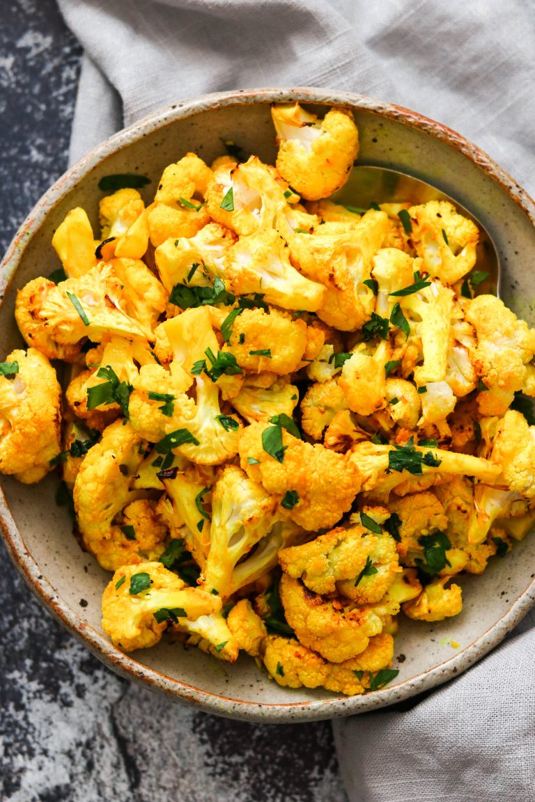 Lemon Turmeric Roasted Cauliflower (Paleo, Whole30, AIP, Keto, Vegan ...