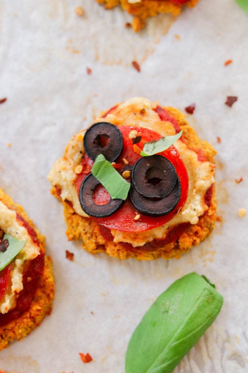 Sweet Potato Pizza Bites